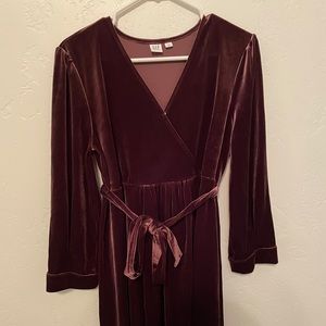 Maternity Velvet dress